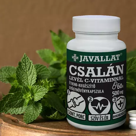 Javallat Csalán levél C-vitaminnal kapszula 60db