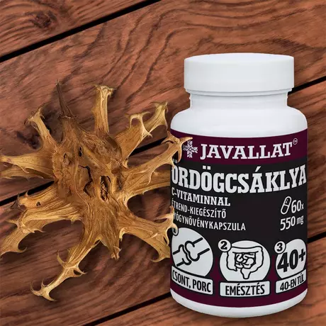 Javallat Ördögcsáklya C-vitaminnal kapszula 60db
