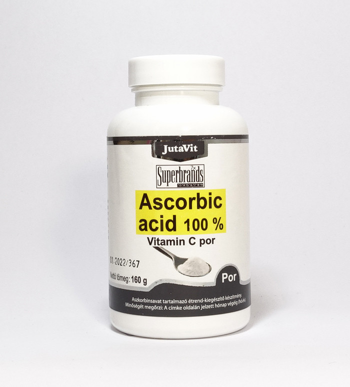 JUTAVIT ASCORBIC C VITAMIN POR 160 G