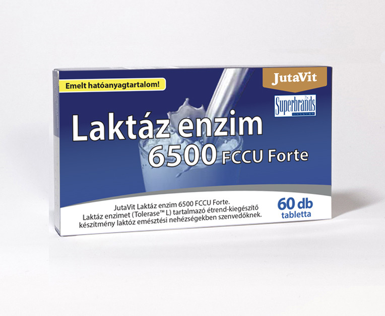 Jutavit Laktáz enzim 6500FCCU Forte tabl. 60 db