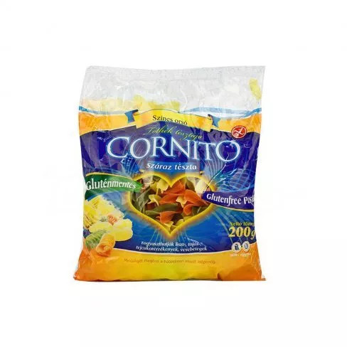 Cornito Gluténmentes száraztészta színes orsó 200g