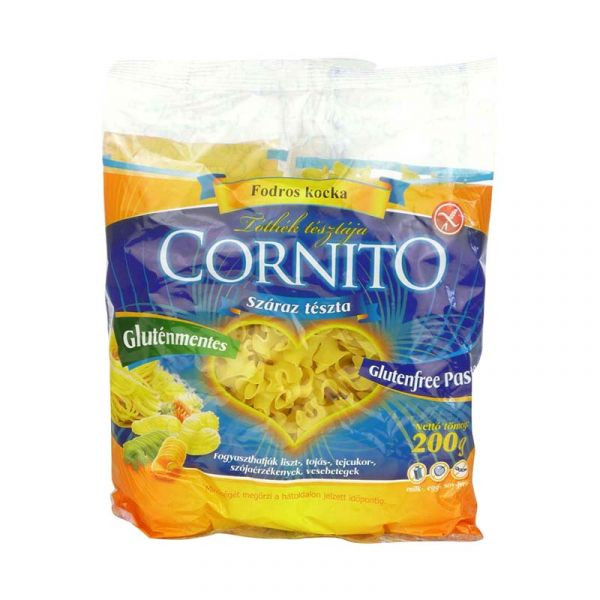 Cornito Gluténmentes száraztészta fodros nagykocka 200g