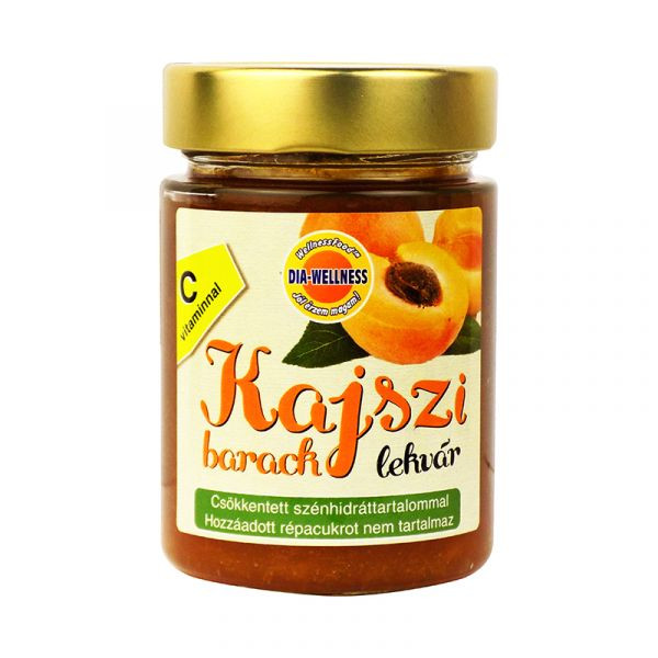 DIA-WELLNESS KAJSZIBARACK LEKVÁR 380G