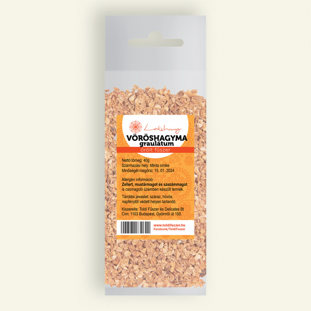 Lakshmi Vöröshagyma granulátum 40g