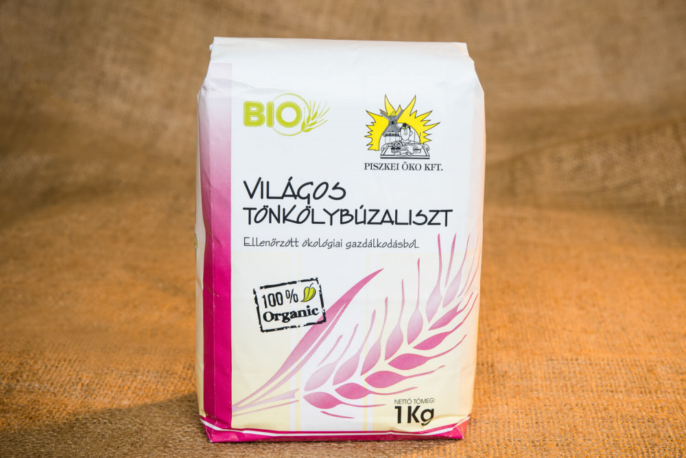 PISZKEI BIO VILÁGOS TÖNKÖLYBÚZALISZT 1KG