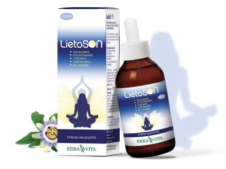 Natur Tanya E. LietoSON - alkoholmentes Relax csepp, pihentető, nyugodt alvás ErbaVita 50ml