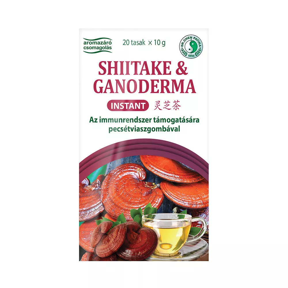 Dr. Chen Instant Shiitake és Ganoderma tea 20 db