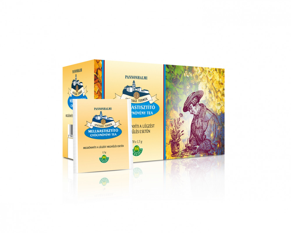 Herbária Pannonhalmi Mellkastisztító gyógynövényes tea 20 db