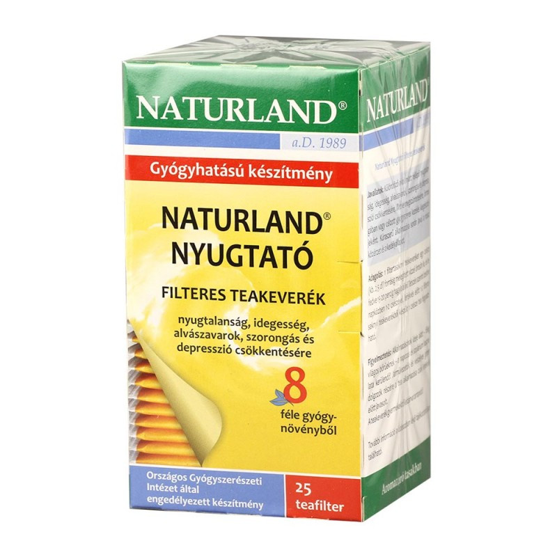 Naturland Nyugtató teakeverék 25 db