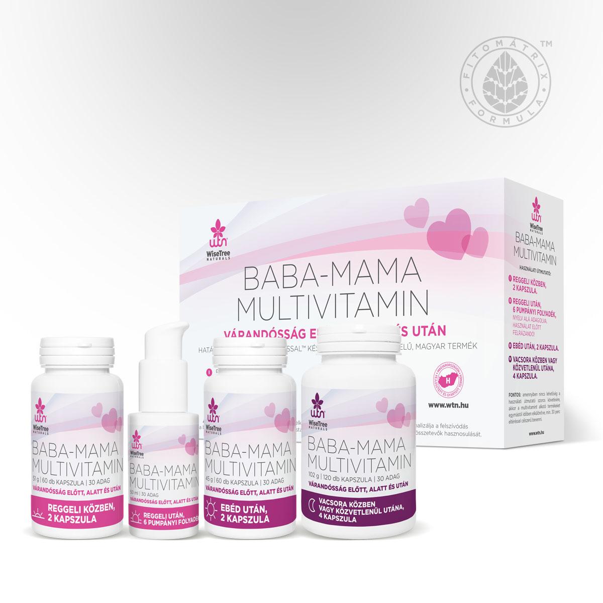 WTN BABA-MAMA MULTIVITAMIN 30 adag