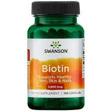 Swanson Biotin 5.000 mcg / 100 db