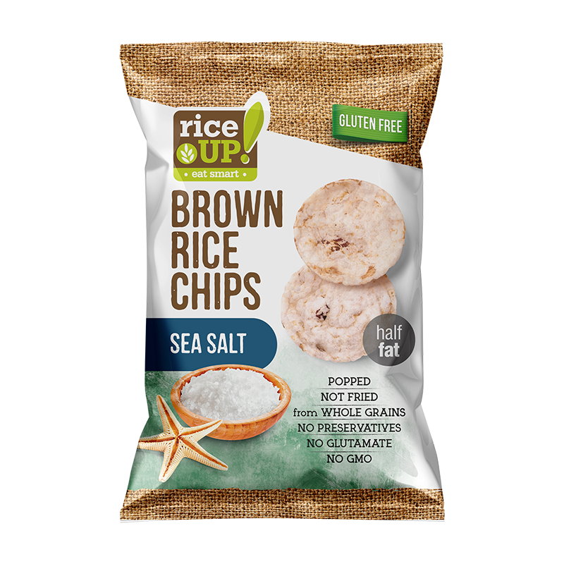 Rice Up Barnarizs chips tengeri sóval 60g