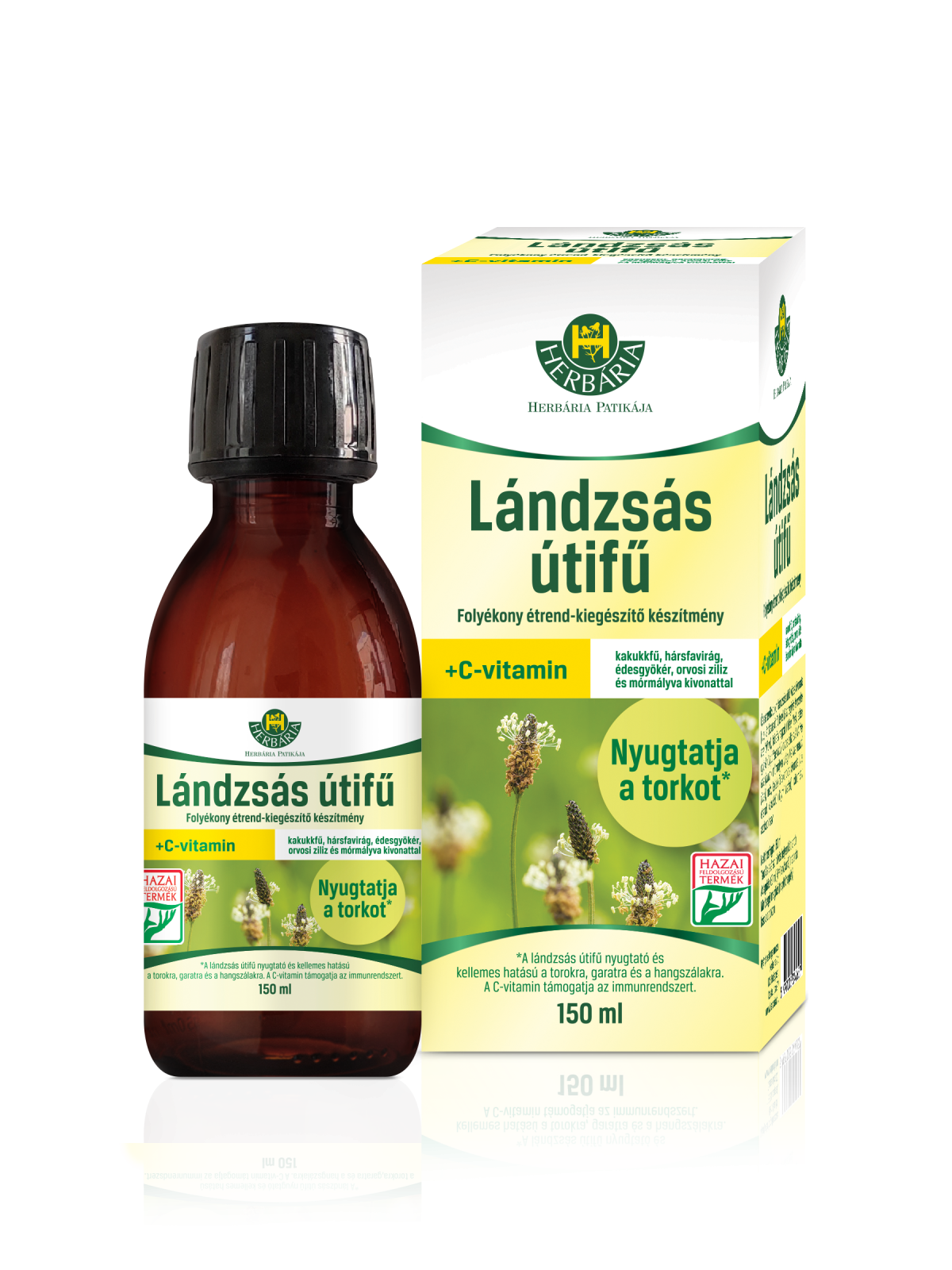 Herbária Lándzsás útifű szirup 150ml