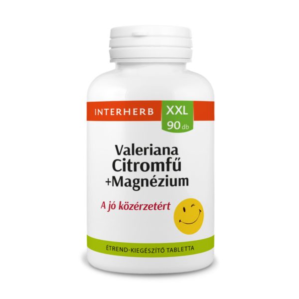 Interherb Valeriana & citromfű+magnézium tabletta XXL 90db
