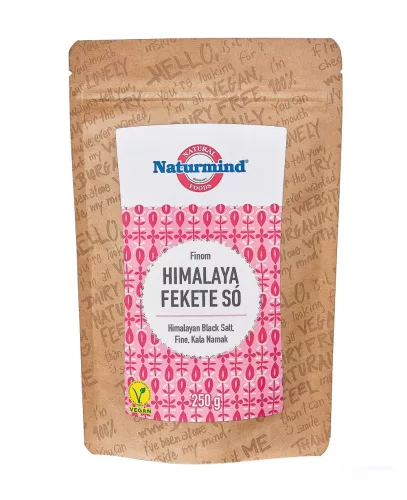 Naturmind Himalaya fekete só finom 250g
