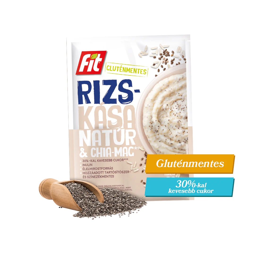 Fit Reggeli Rizskása Chia-maggal és inulinnal 60g