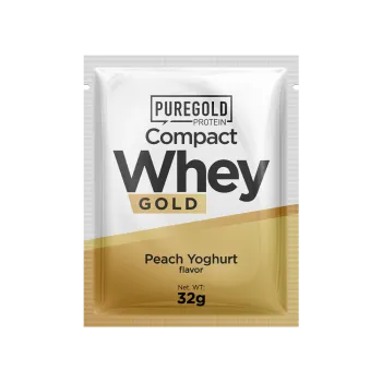 Pure Gold Compact Whey Gold fehérjepor Peach-Yoghurt 32g (1 adag) Kép