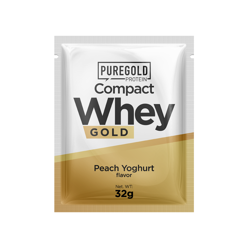 Pure Gold Compact Whey Gold fehérjepor Peach-Yoghurt 32g (1 adag)