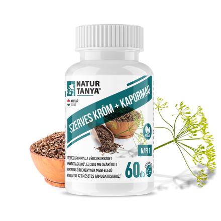 Natur Tanya Szerves króm + kapormag filmtabletta 60 db