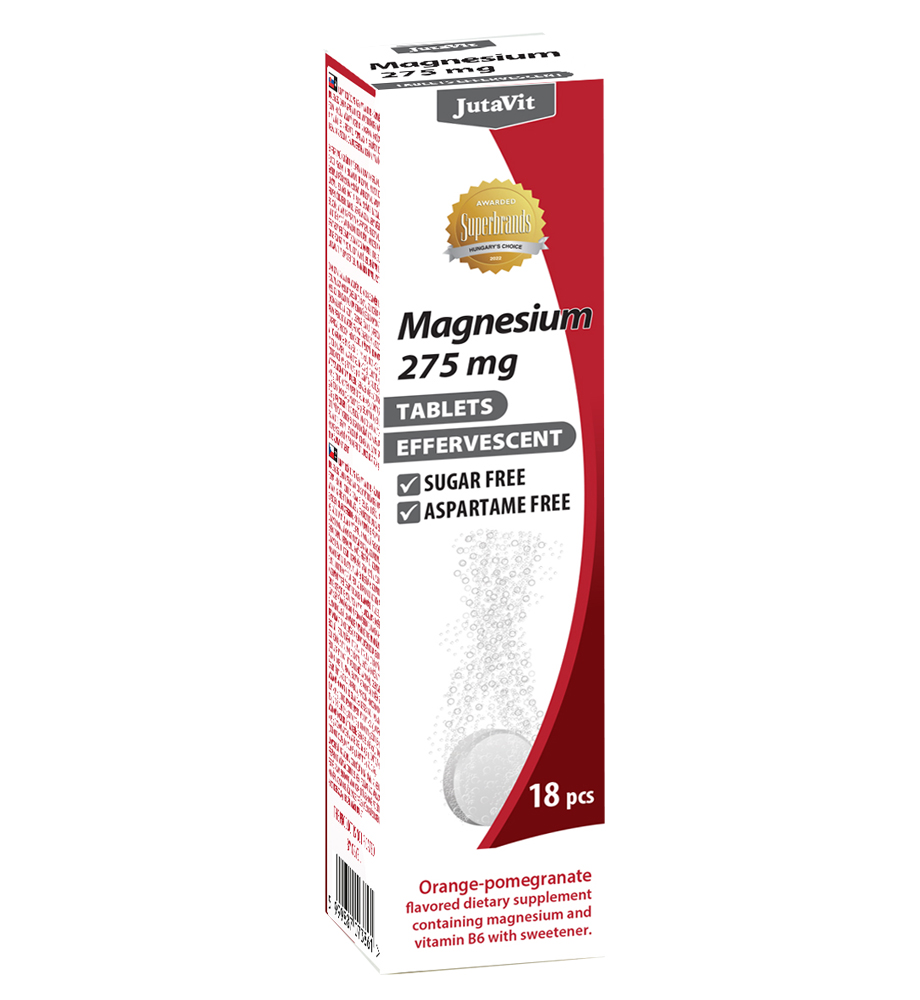 JutaVit Magnesium 275mg pezsgőtabletta 16db
